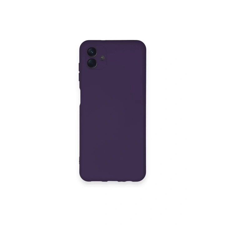 Mey İthalat®  Samsung Galaxy A04 Kılıf Nano içi Kadife Silikon - Mor