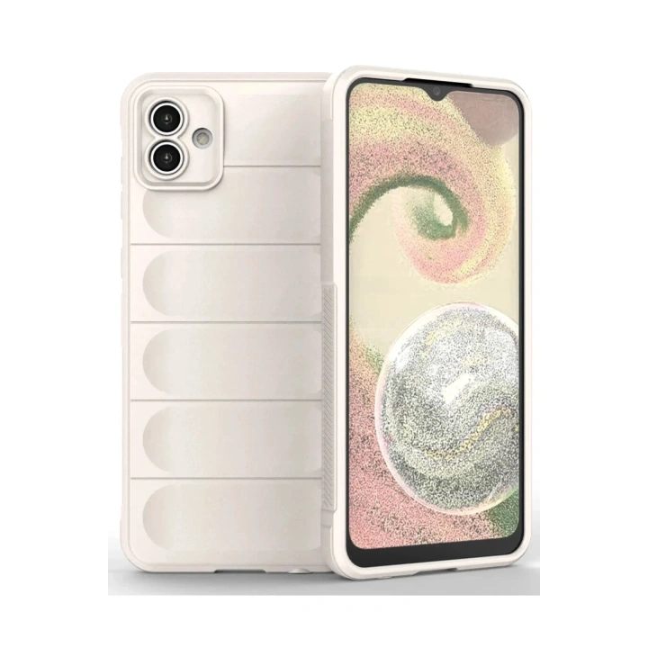 Mey İthalat®  Samsung Galaxy A04 Kılıf Optimum Silikon - Krem
