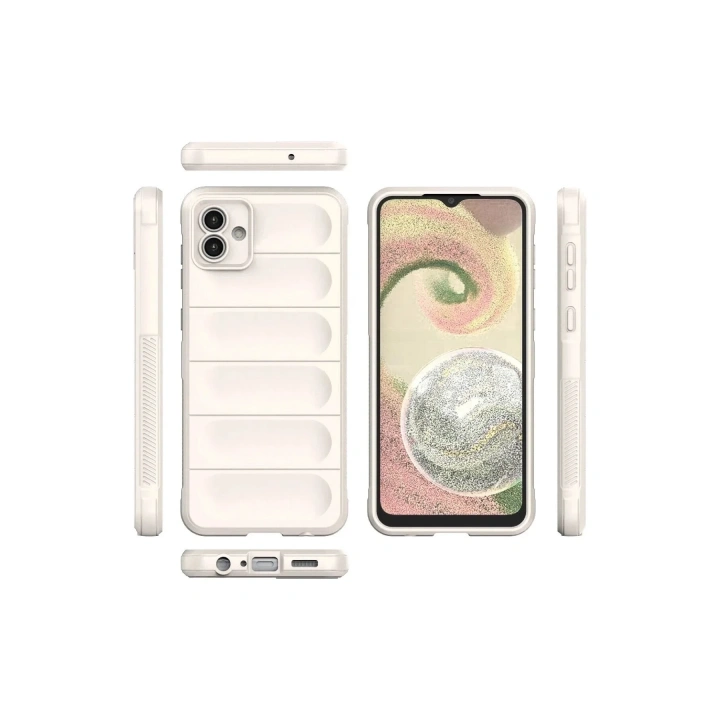Mey İthalat®  Samsung Galaxy A04 Kılıf Optimum Silikon - Krem