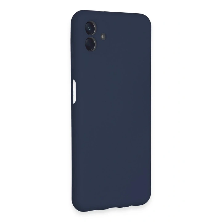 Mey İthalat®  Samsung Galaxy A04E Kılıf Nano içi Kadife Silikon - Lacivert
