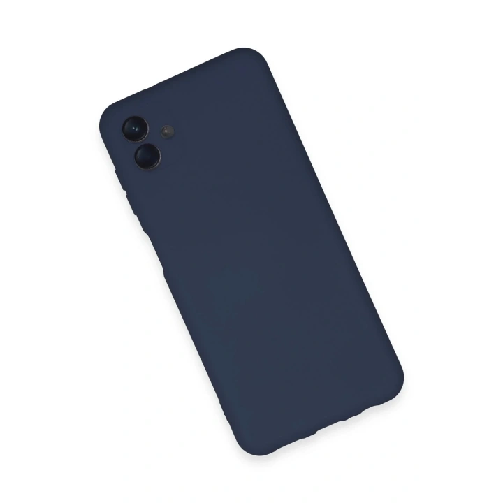 Mey İthalat®  Samsung Galaxy A04E Kılıf Nano içi Kadife Silikon - Lacivert