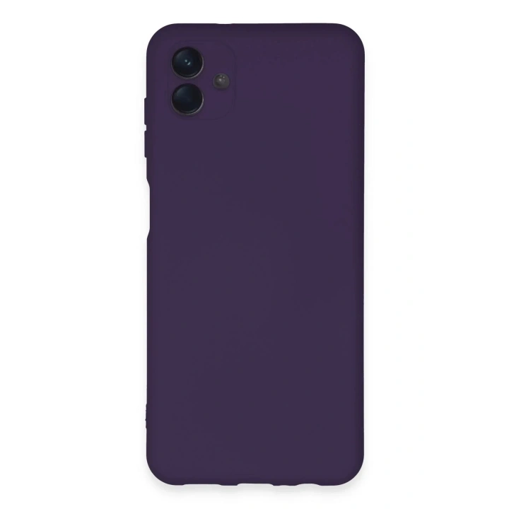 Mey İthalat®  Samsung Galaxy A04E Kılıf Nano içi Kadife Silikon - Mor