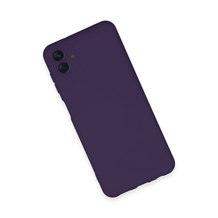 Mey İthalat®  Samsung Galaxy A04E Kılıf Nano içi Kadife Silikon - Mor