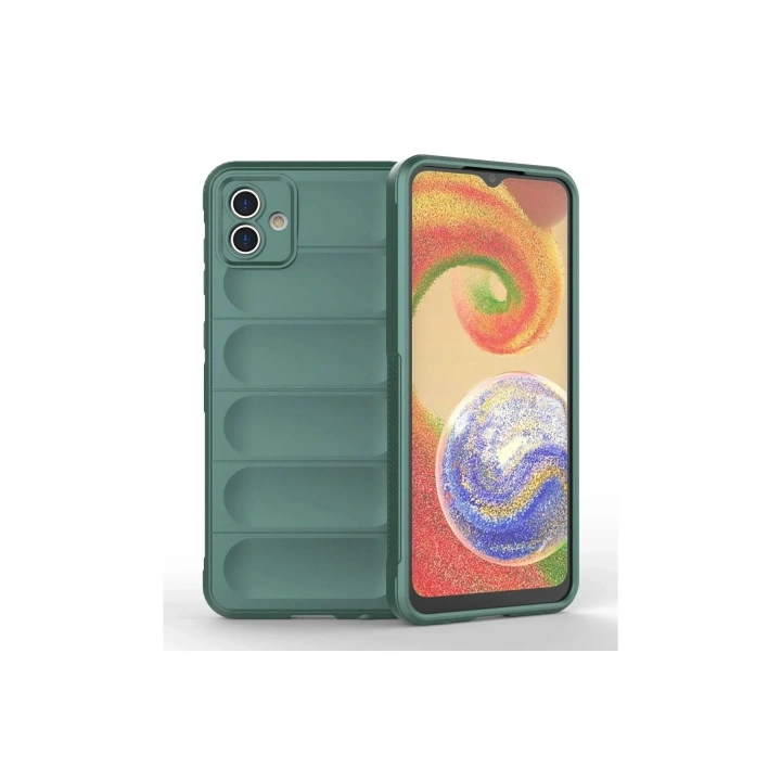 Mey İthalat®  Samsung Galaxy A04E Kılıf Optimum Silikon - Koyu Yeşil