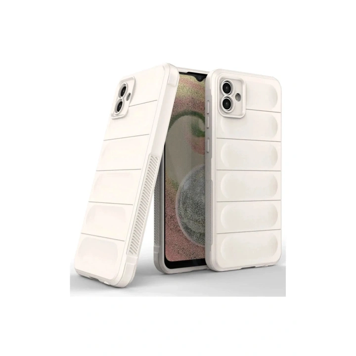 Mey İthalat®  Samsung Galaxy A04E Kılıf Optimum Silikon - Krem