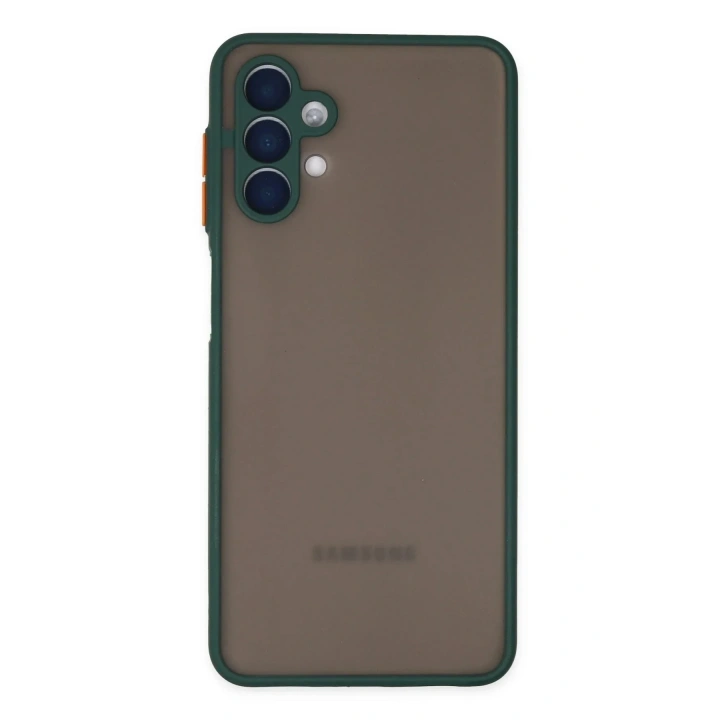 Mey İthalat®  Samsung Galaxy A04S Kılıf Montreal Silikon Kapak - Yeşil