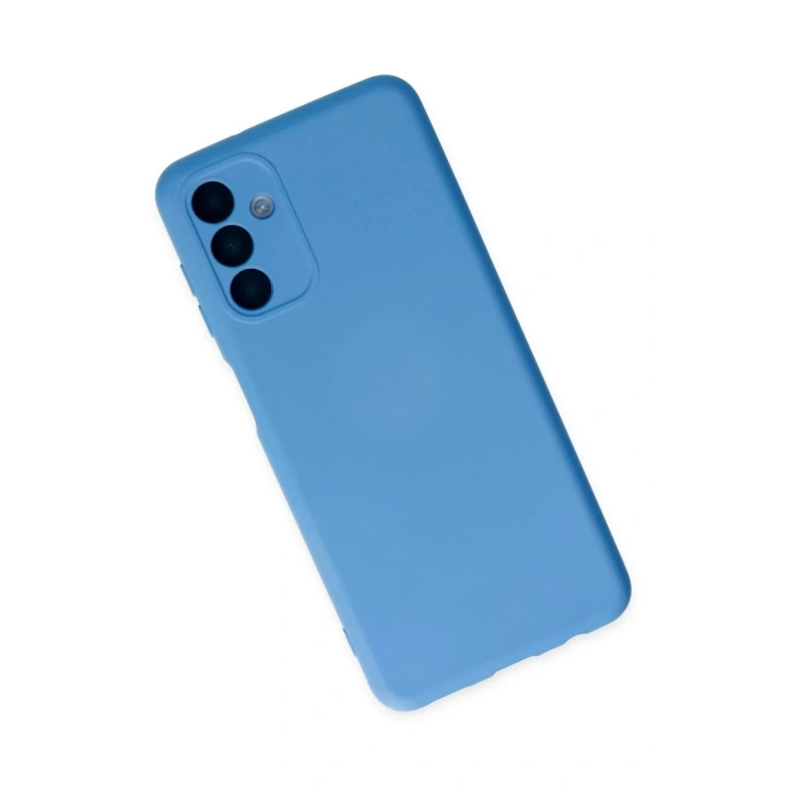Mey İthalat®  Samsung Galaxy A04S Kılıf Nano içi Kadife Silikon - Mavi