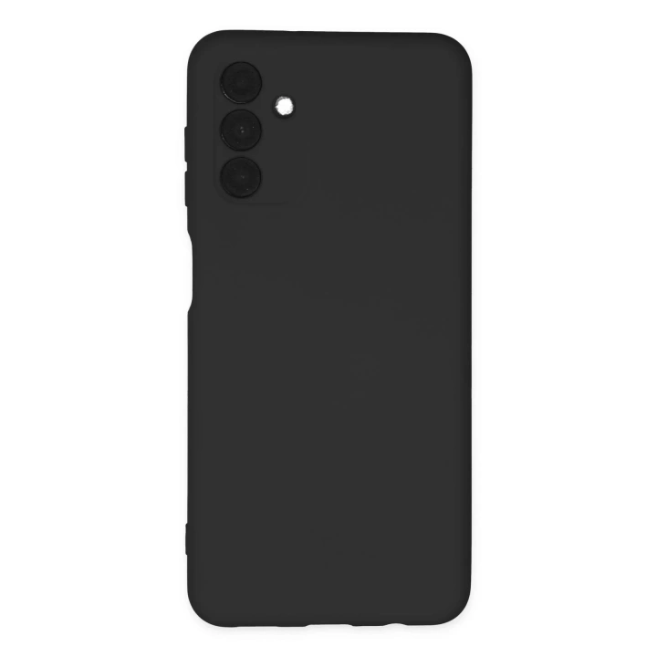 Mey İthalat®  Samsung Galaxy A04S Kılıf Nano içi Kadife Silikon - Siyah