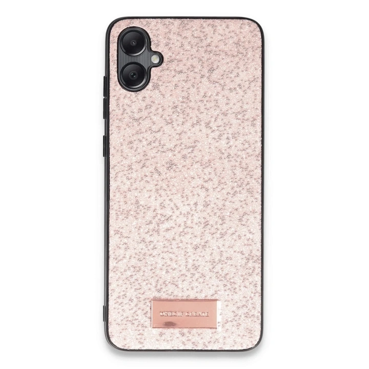 Mey İthalat®  Samsung Galaxy A05 Bright Simli Kapak - Pembe