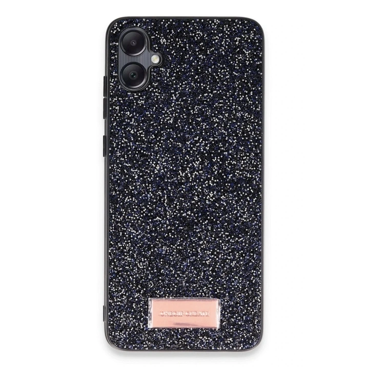 Mey İthalat®  Samsung Galaxy A05 Bright Simli Kapak - Siyah