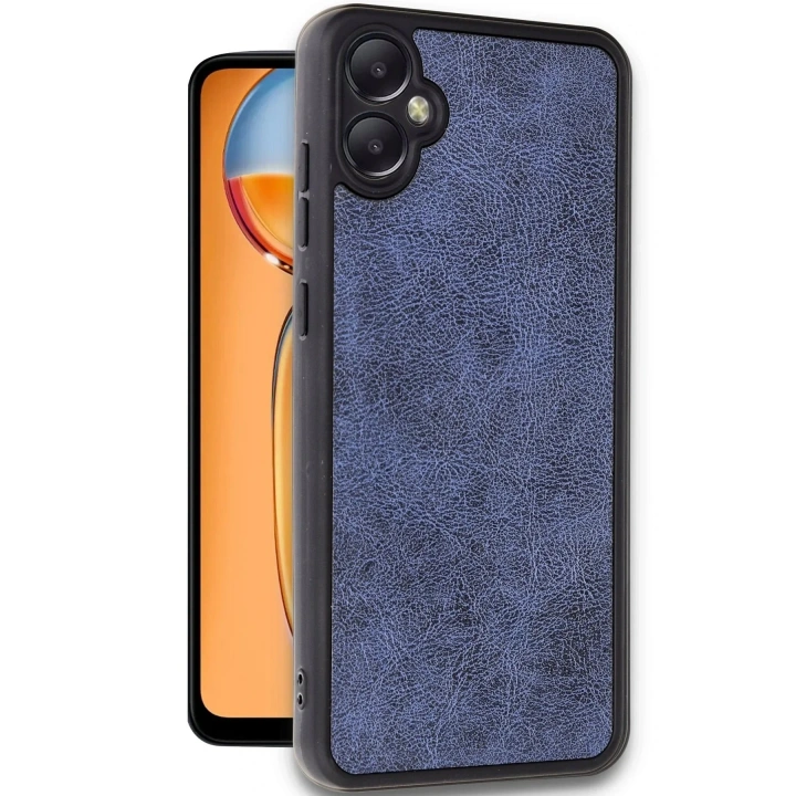 Mey İthalat®  Samsung Galaxy A05 Kılıf Aras Deri Kapak - Lacivert