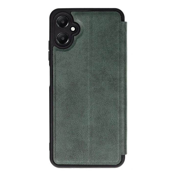 Mey İthalat®  Samsung Galaxy A05 Kılıf Flip Cover - Koyu Yeşil