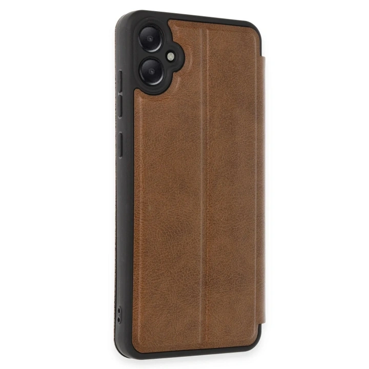 Mey İthalat®  Samsung Galaxy A05 Kılıf Flip Cover - Taba