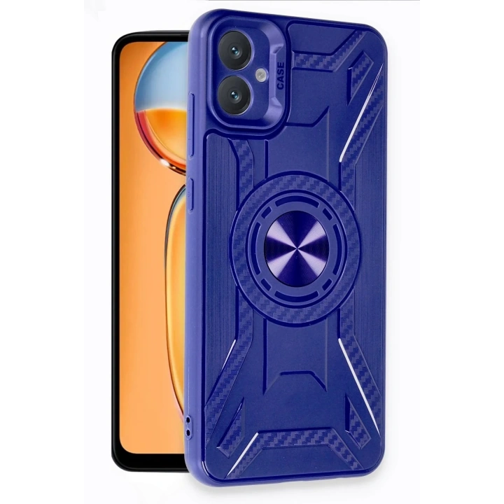 Mey İthalat®  Samsung Galaxy A05 Kılıf Lincoln Silikon - Lacivert