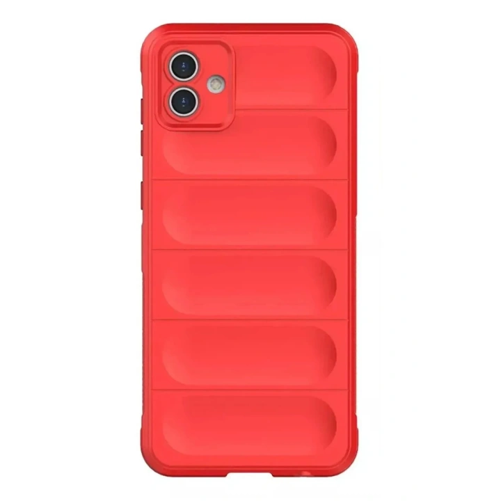 Mey İthalat®  Samsung Galaxy A05 Kılıf Optimum Silikon - Kırmızı