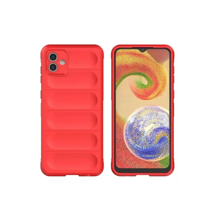 Mey İthalat®  Samsung Galaxy A05 Kılıf Optimum Silikon - Kırmızı
