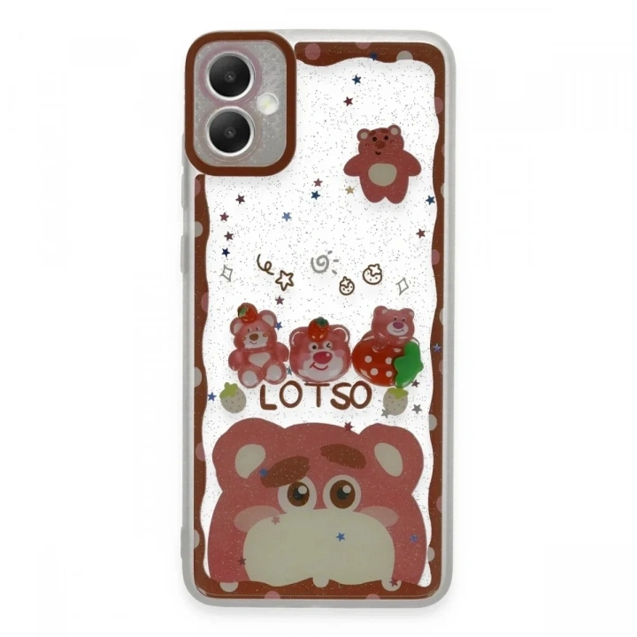 Mey İthalat®  Samsung Galaxy A05 Kılıf Sweet Desenli Silikon Kapak - Pembe