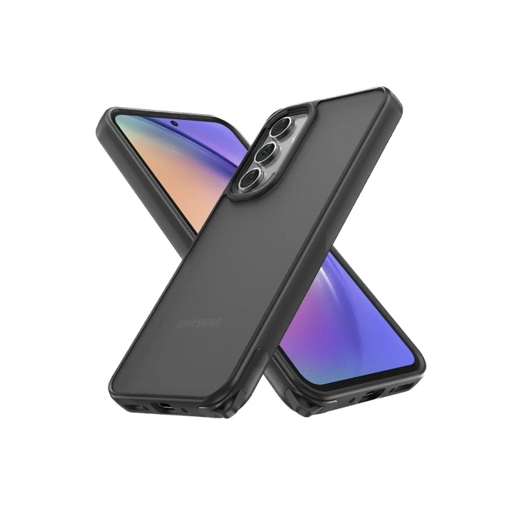Mey İthalat®  Samsung Galaxy A05S Kılıf Elegant Kapak - Siyah