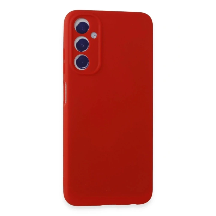 Mey İthalat®  Samsung Galaxy A05S Kılıf First Silikon - Kırmızı
