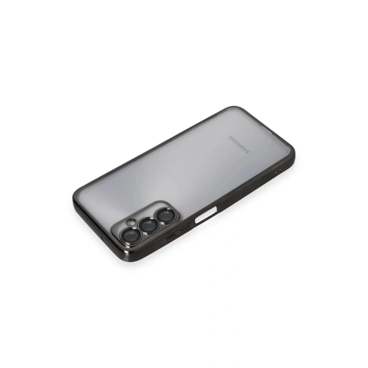 Mey İthalat®  Samsung Galaxy A05S Kılıf  Lensli Silikon - Siyah