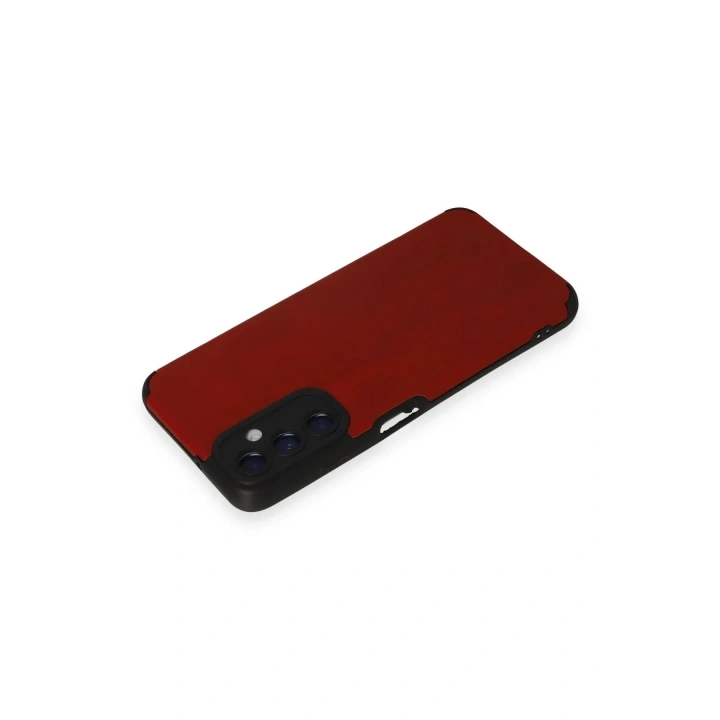 Mey İthalat®  Samsung Galaxy A05S Kılıf Loop Deri Silikon - Kırmızı