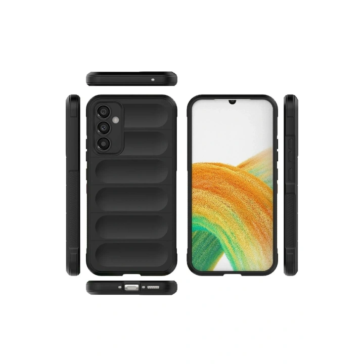 Mey İthalat®  Samsung Galaxy A05S Kılıf Optimum Silikon - Siyah