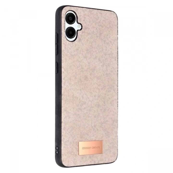 Mey İthalat®  Samsung Galaxy A06 Bright Simli Kapak - Pembe