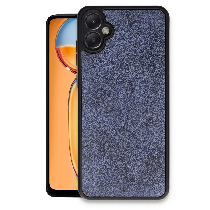 Mey İthalat®  Samsung Galaxy A06 Kılıf Aras Deri Kapak - Lacivert