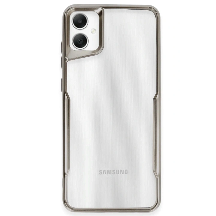 Mey İthalat®  Samsung Galaxy A06 Kılıf Boyi Silikon Kapak - Titan Gri