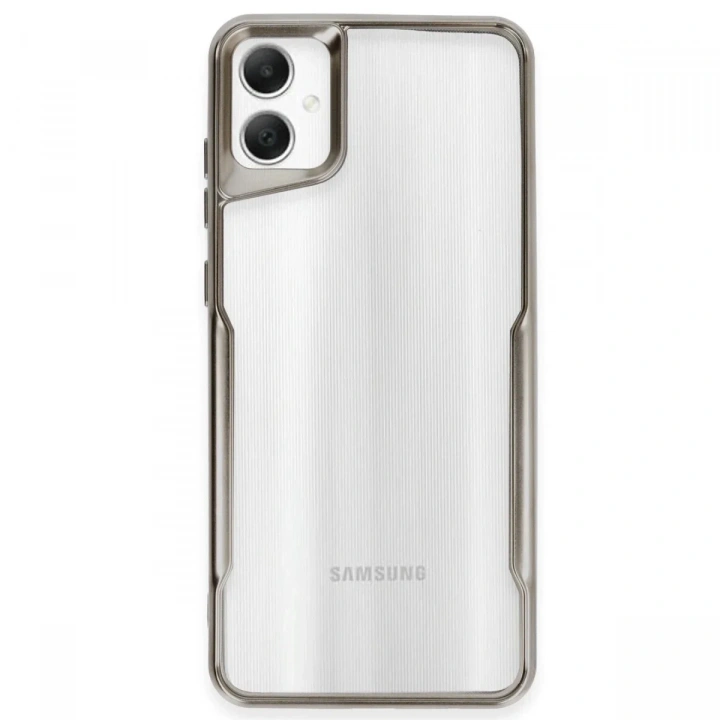 Mey İthalat®  Samsung Galaxy A06 Kılıf Boyi Silikon Kapak - Titan Gri
