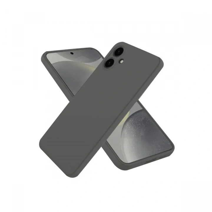 Mey İthalat®  Samsung Galaxy A06 Kılıf First Silikon - Gri