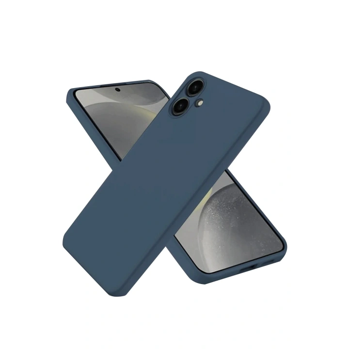 Mey İthalat®  Samsung Galaxy A06 Kılıf First Silikon - Lacivert