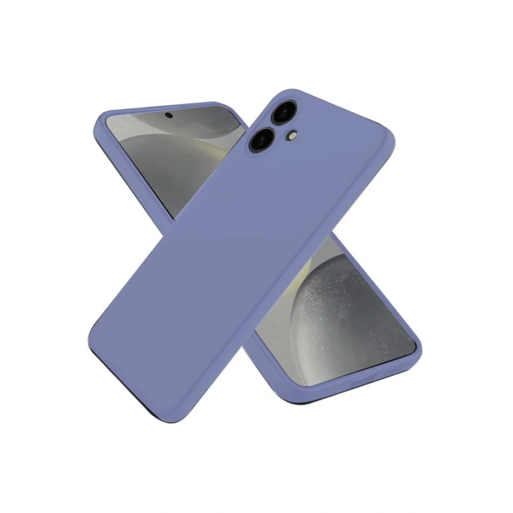 Mey İthalat®  Samsung Galaxy A06 Kılıf First Silikon - Lila