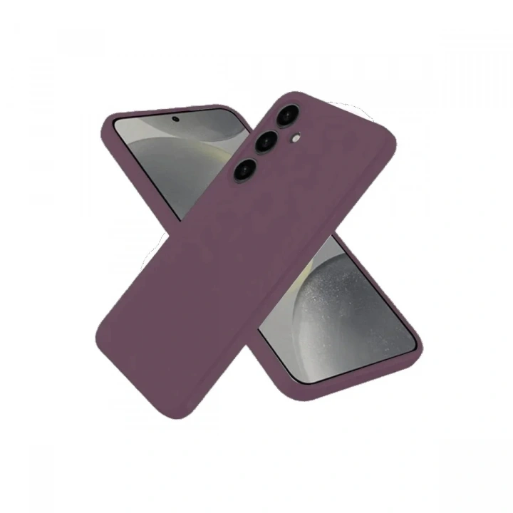 Mey İthalat®  Samsung Galaxy A06 Kılıf First Silikon - Mürdüm
