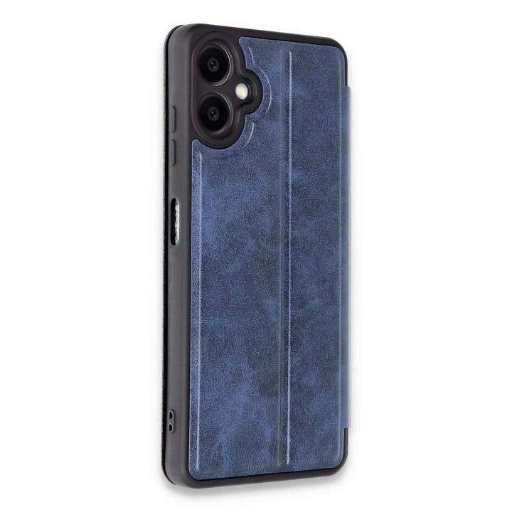 Mey İthalat®  Samsung Galaxy A06 Kılıf Flip Cover - Lacivert