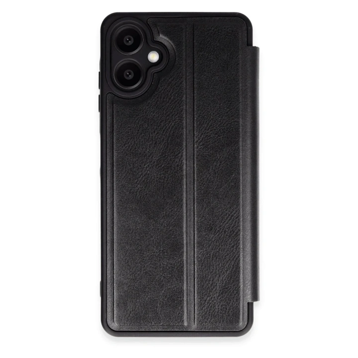 Mey İthalat®  Samsung Galaxy A06 Kılıf Flip Cover - Siyah