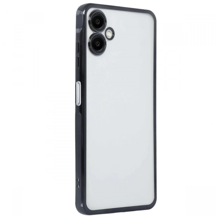 Mey İthalat®  Samsung Galaxy A06 Kılıf  Lensli Silikon - Siyah