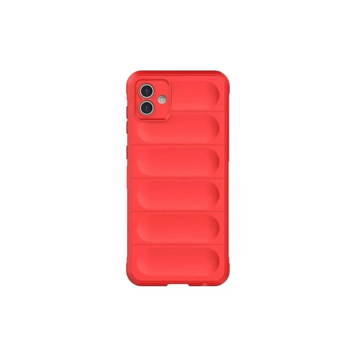Mey İthalat®  Samsung Galaxy A06 Kılıf Optimum Silikon - Kırmızı