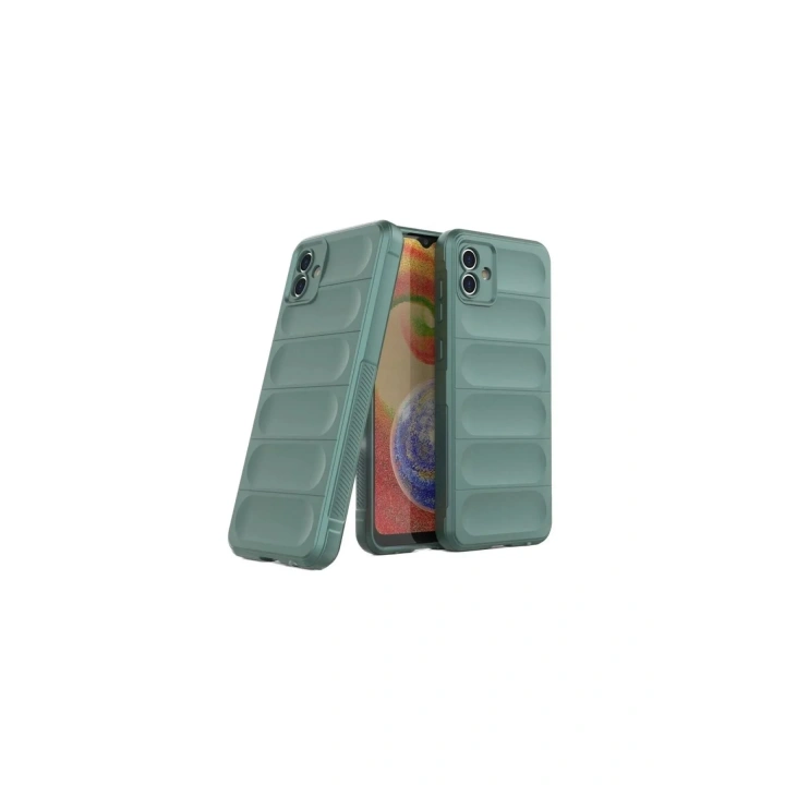 Mey İthalat®  Samsung Galaxy A06 Kılıf Optimum Silikon - Koyu Yeşil