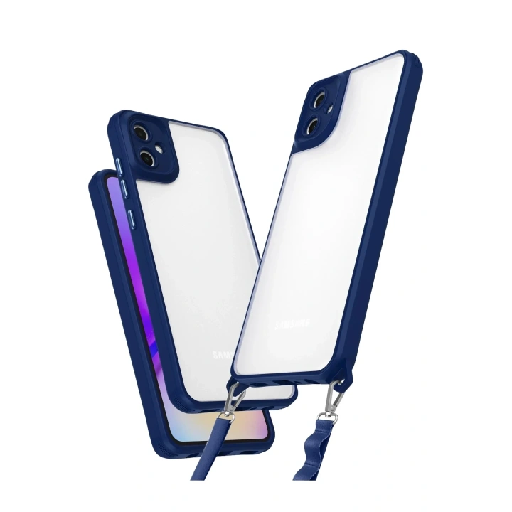 Mey İthalat®  Samsung Galaxy A06 Kılıf Penta Silikon Kılıf - Lacivert