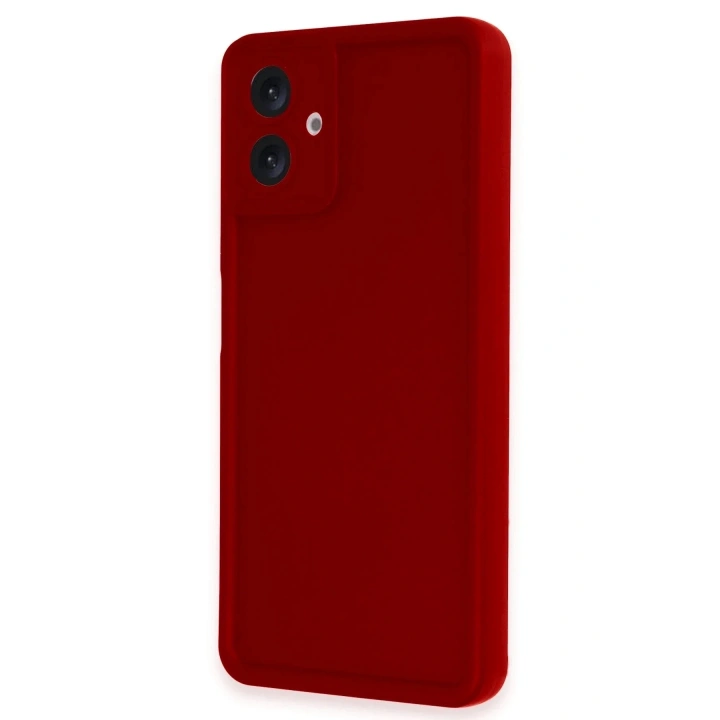 Mey İthalat®  Samsung Galaxy A06 Kılıf Viera Silikon - Kırmızı