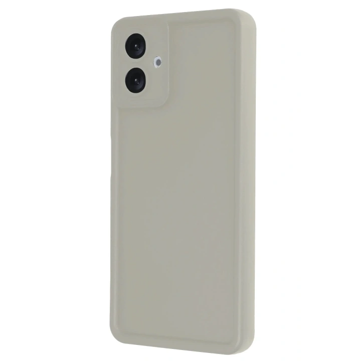 Mey İthalat®  Samsung Galaxy A06 Kılıf Viera Silikon - Krem