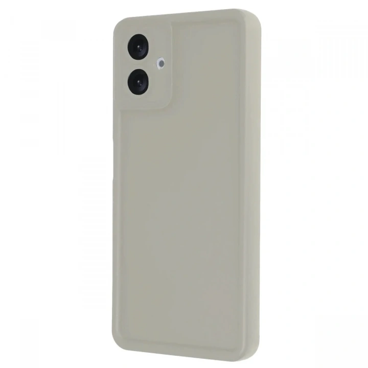 Mey İthalat®  Samsung Galaxy A06 Kılıf Viera Silikon - Krem