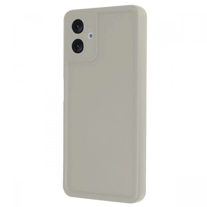 Mey İthalat®  Samsung Galaxy A06 Kılıf Viera Silikon - Krem