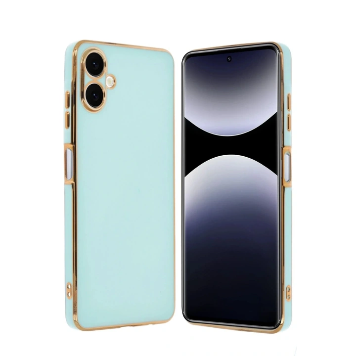 Mey İthalat®  Samsung Galaxy A06 Kılıf Volet Silikon - Açık Yeşil