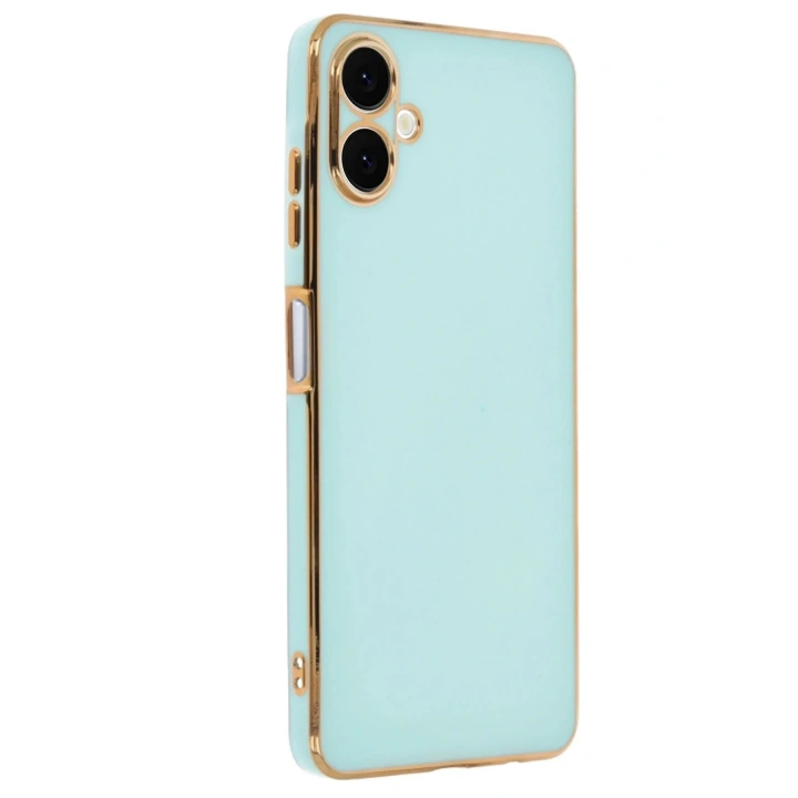 Mey İthalat®  Samsung Galaxy A06 Kılıf Volet Silikon - Açık Yeşil