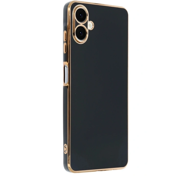 Mey İthalat®  Samsung Galaxy A06 Kılıf Volet Silikon - Siyah