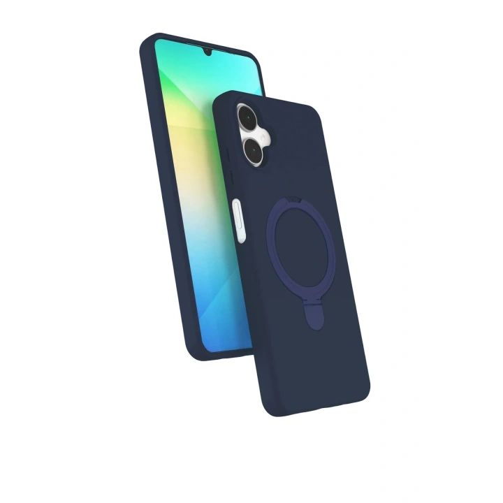 Mey İthalat®  Samsung Galaxy A06 Regal Magsafe Standlı Kapak - Lacivert