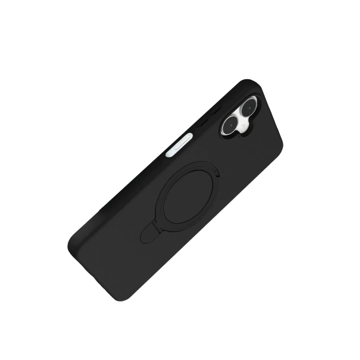 Mey İthalat®  Samsung Galaxy A06 Regal Magsafe Standlı Kapak - Siyah