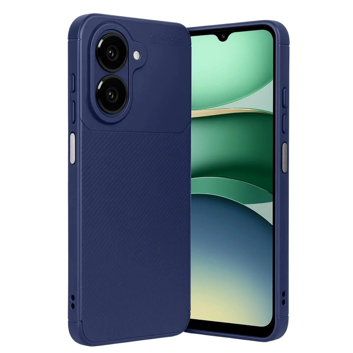 Mey İthalat®  Samsung Galaxy A07 4G Auto Focus Karbon Kapak - Lacivert